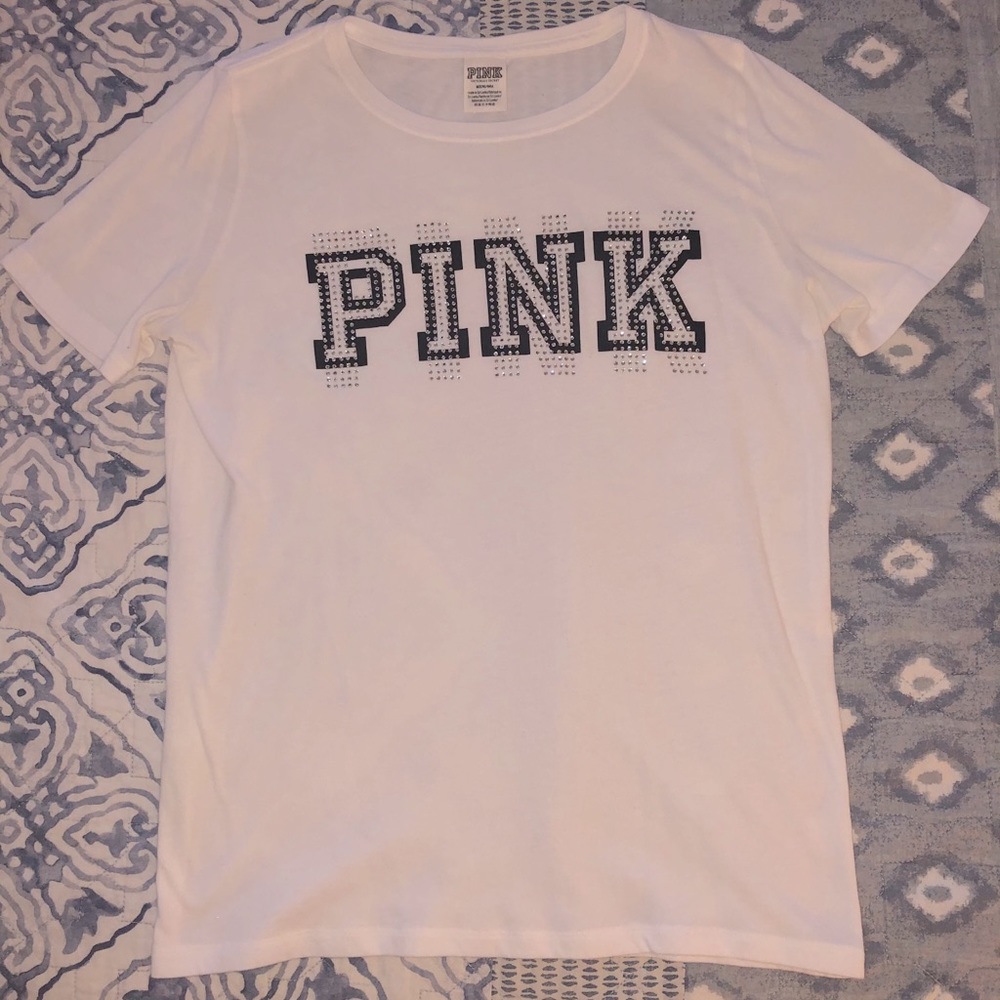 PINK bedazzled shirt